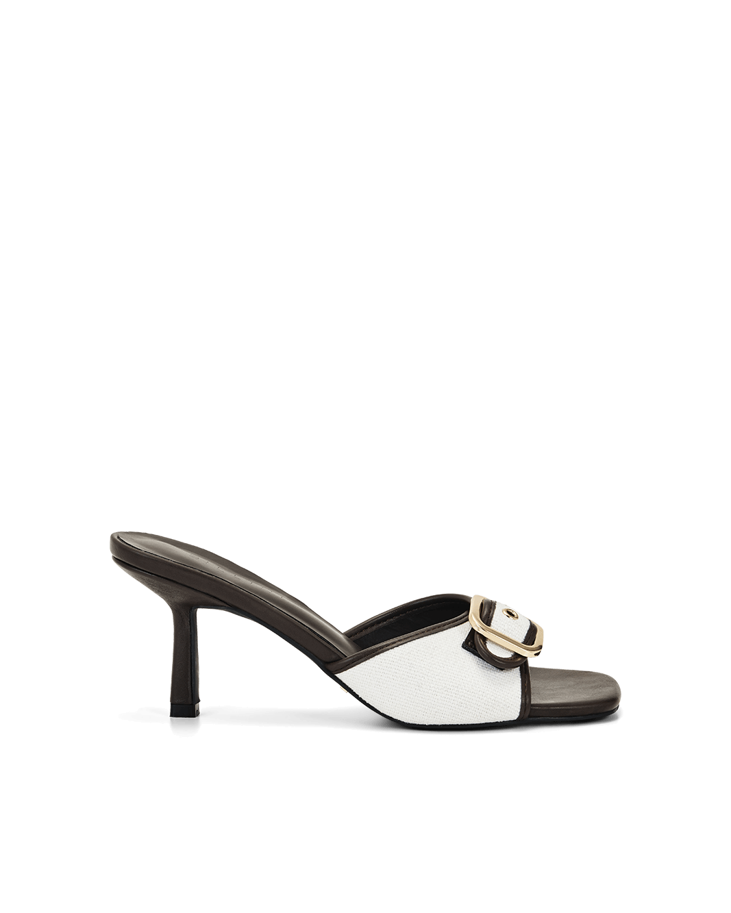 YASH - CREAM LINEN-CHOCOLATE-Heels-Billini-Billini