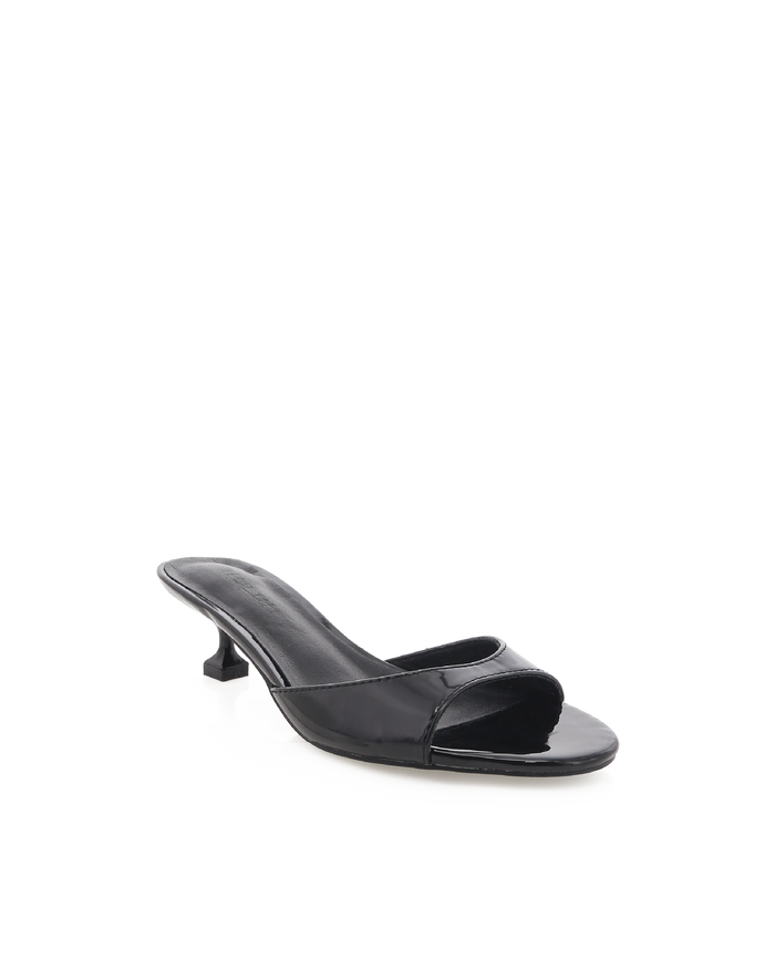 YASSER - BLACK PATENT-Heels-Billini-Billini