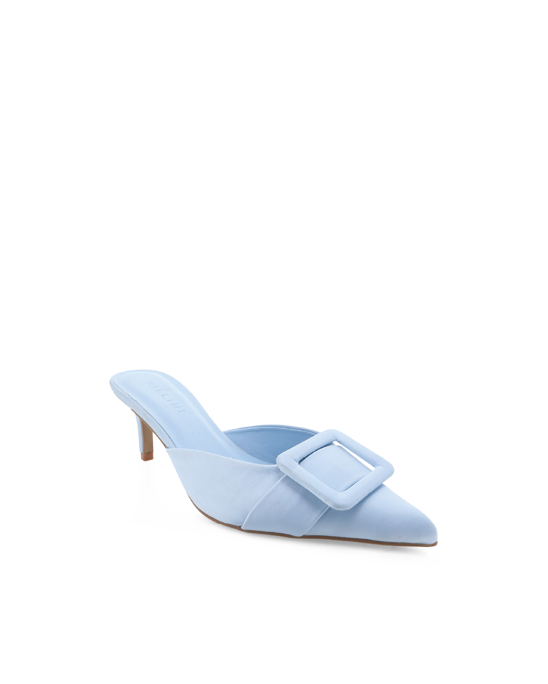 YORKIE - POWDER BLUE SATIN-PUMPS-Billini-Billini