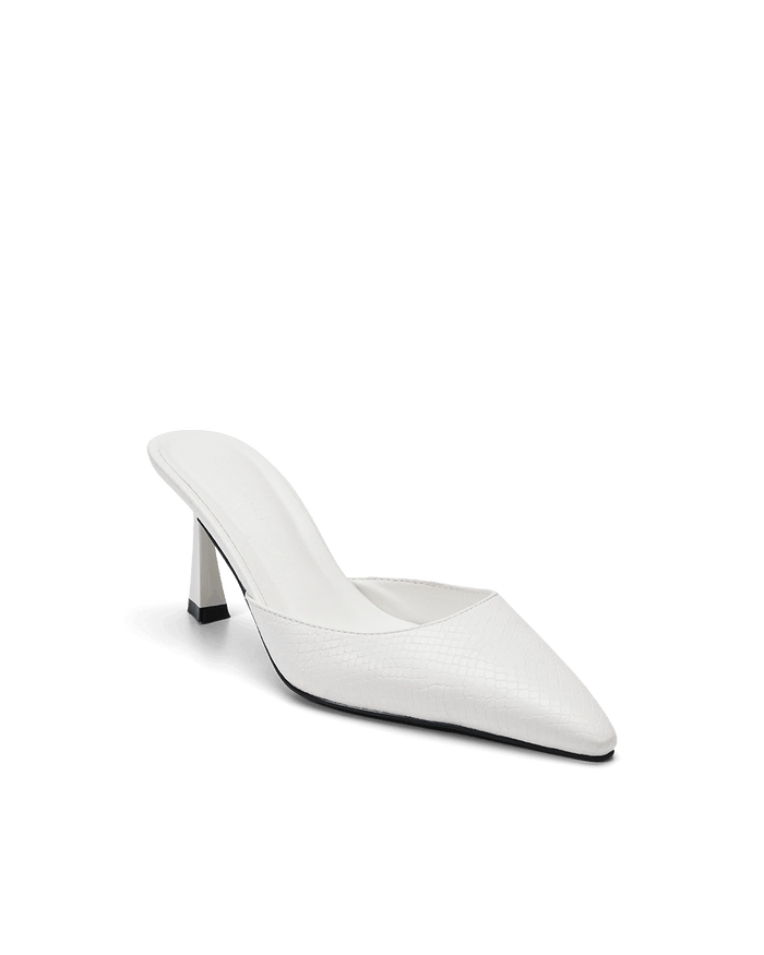 YOVANNI - WHITE SCALE-PUMPS-Billini-Billini