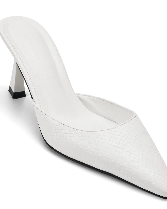 YOVANNI - WHITE SCALE-PUMPS-Billini-Billini