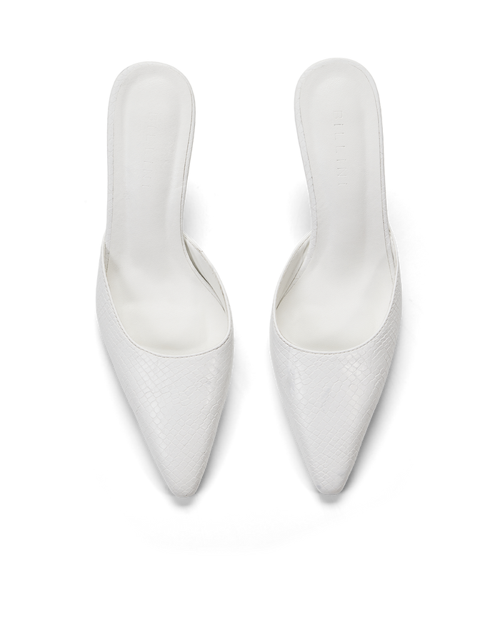 YOVANNI - WHITE SCALE-PUMPS-Billini-Billini