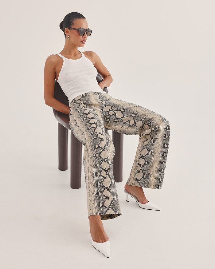 YOVANNI - WHITE SCALE-PUMPS-Billini-Billini