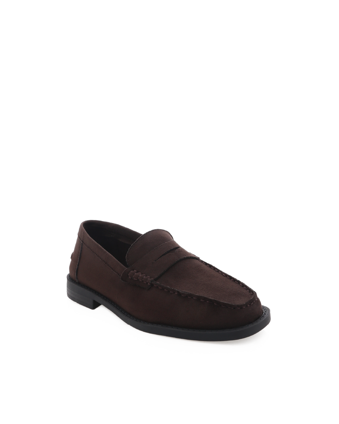 ZACCAI - DARK CACAO SUEDE-Flats-Billini-Billini