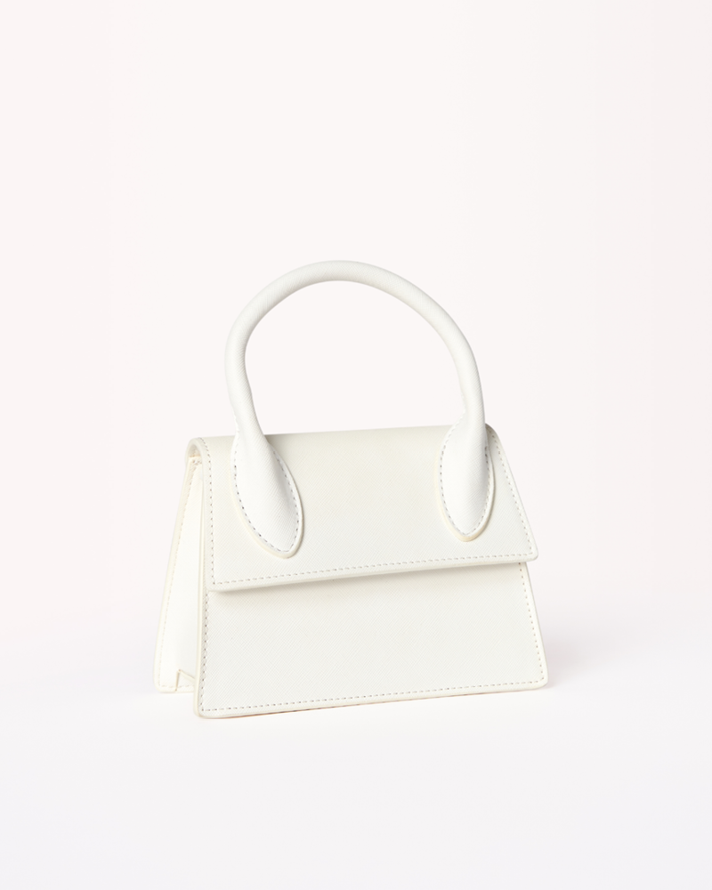ASTRA SHOULDER BAG - WHITE TEXTURE-Handbags-Billini-O/S-Billini