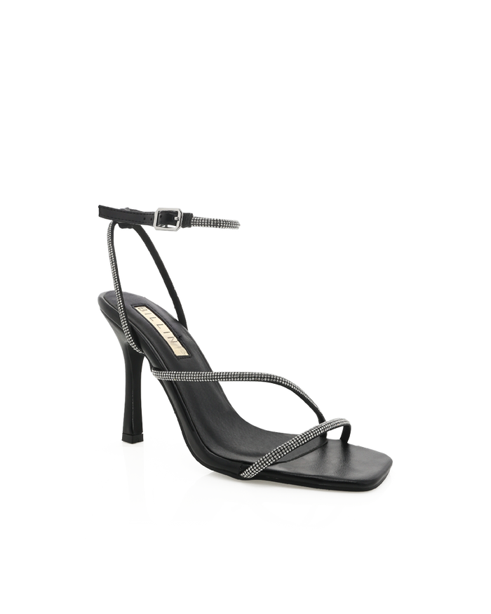 BRYAR - BLACK-DIAMANTE-Heels-Billini-Billini