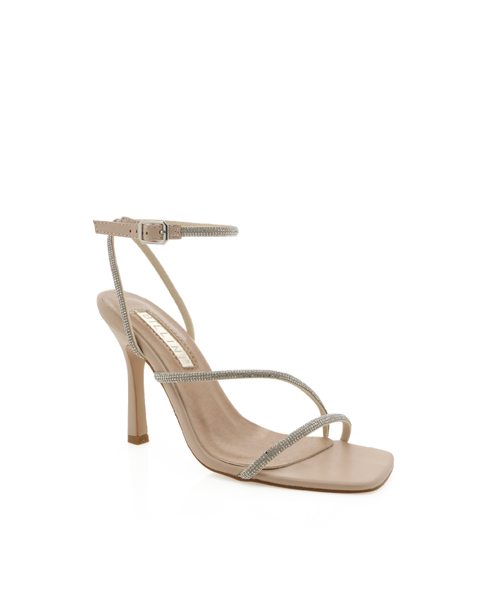 BRYAR - NUDE-DIAMANTE-Heels-Billini-Billini
