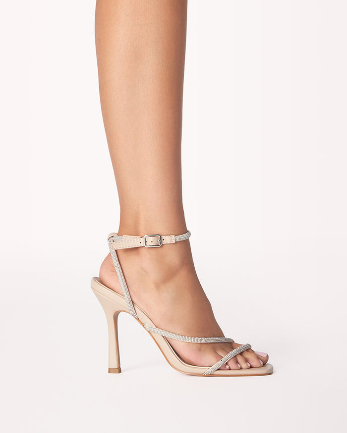 BRYAR - NUDE-DIAMANTE-Heels-Billini-Billini