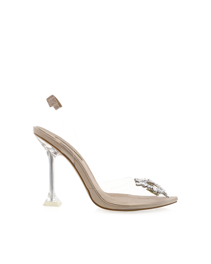FRANCESCA - NUDE PATENT-Heels-Billini-Billini