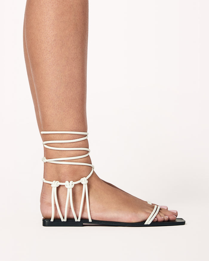 INES - WHITE-Sandals-Billini-Billini
