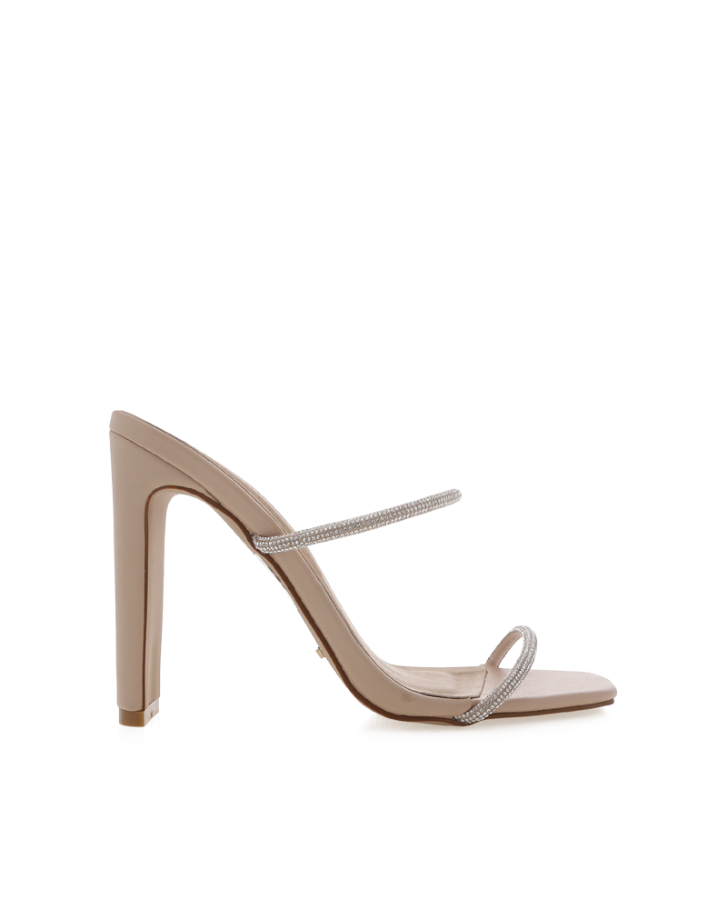 YOLA - DIAMANTE-NUDE-Heels-Billini-Billini