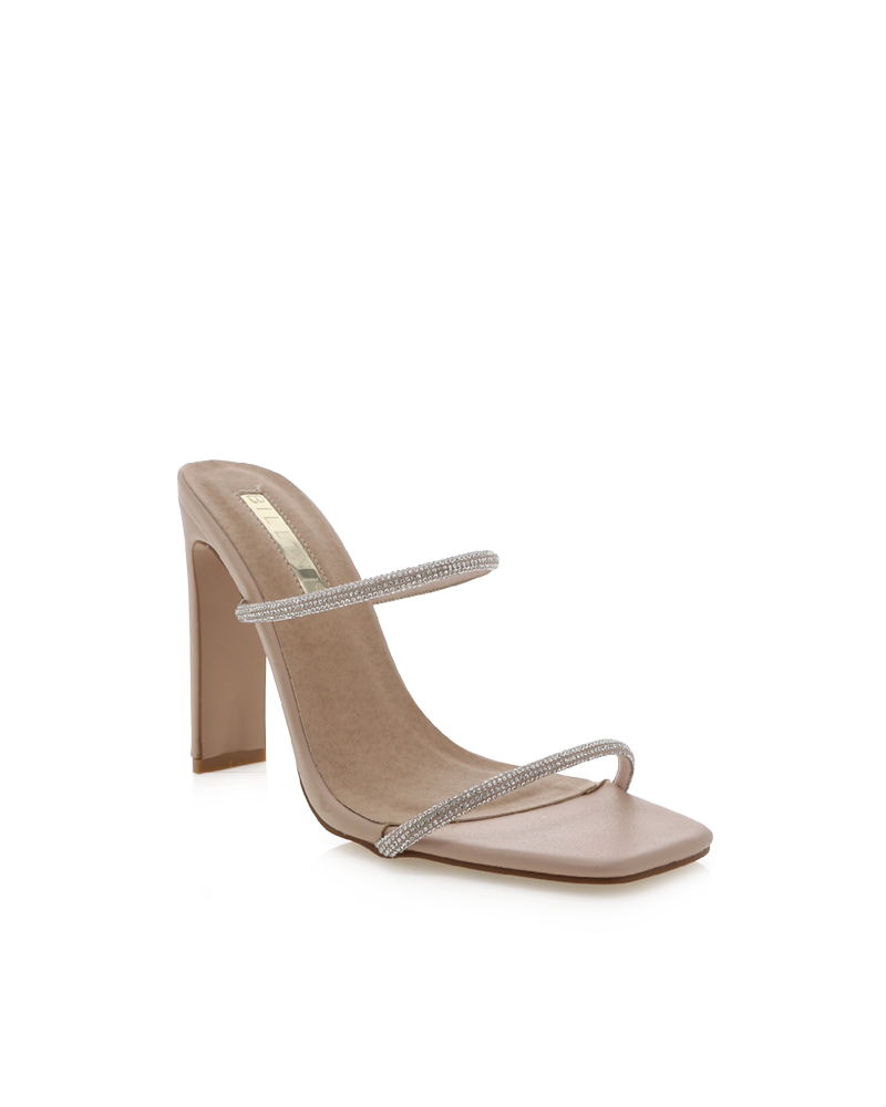 YOLA - DIAMANTE-NUDE-Heels-Billini-Billini