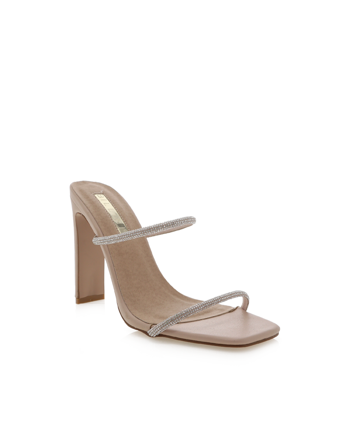 YOLA - DIAMANTE-NUDE-Heels-Billini-Billini