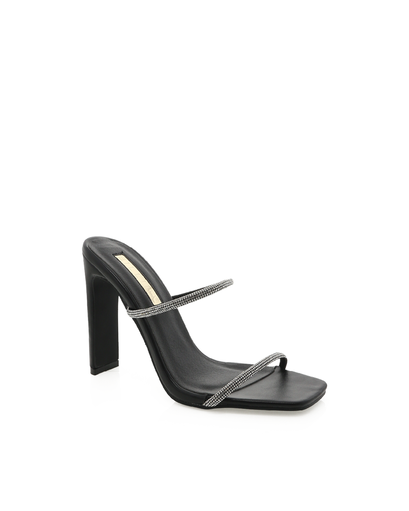 YOLA - DIAMANTE-BLACK-Heels-Billini-Billini