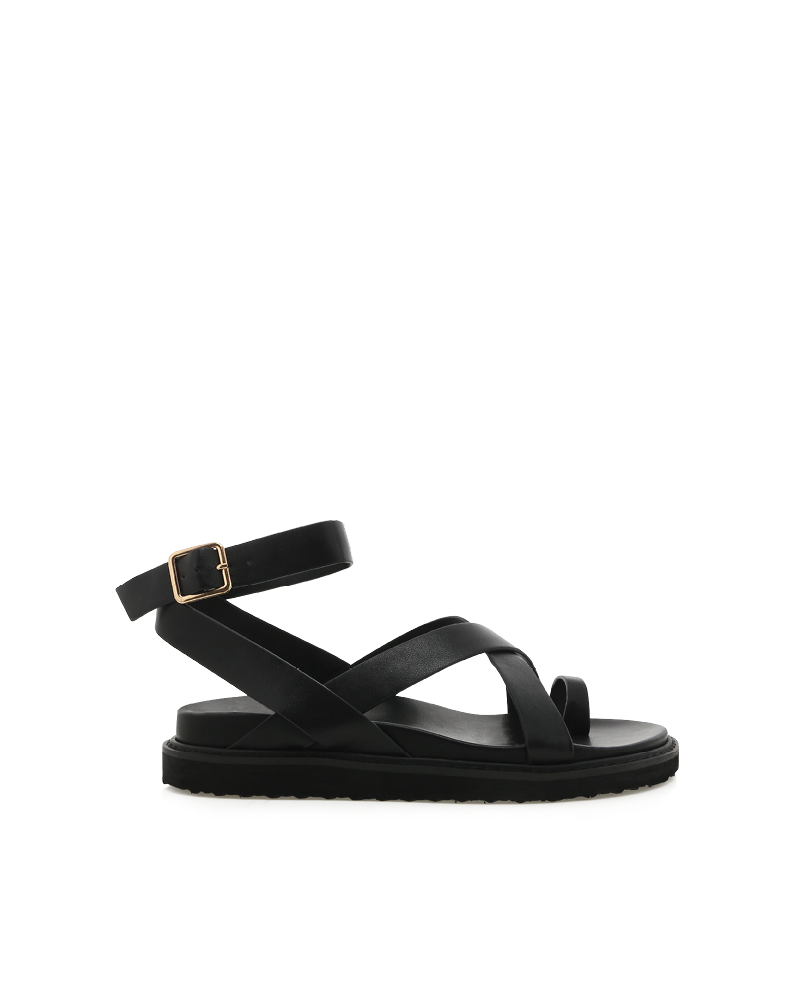 ZINNIA - BLACK-Sandals-Billini-Billini