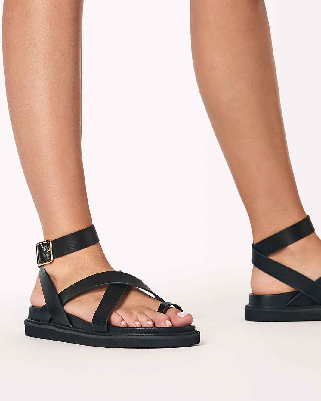 ZINNIA - BLACK-Sandals-Billini-Billini