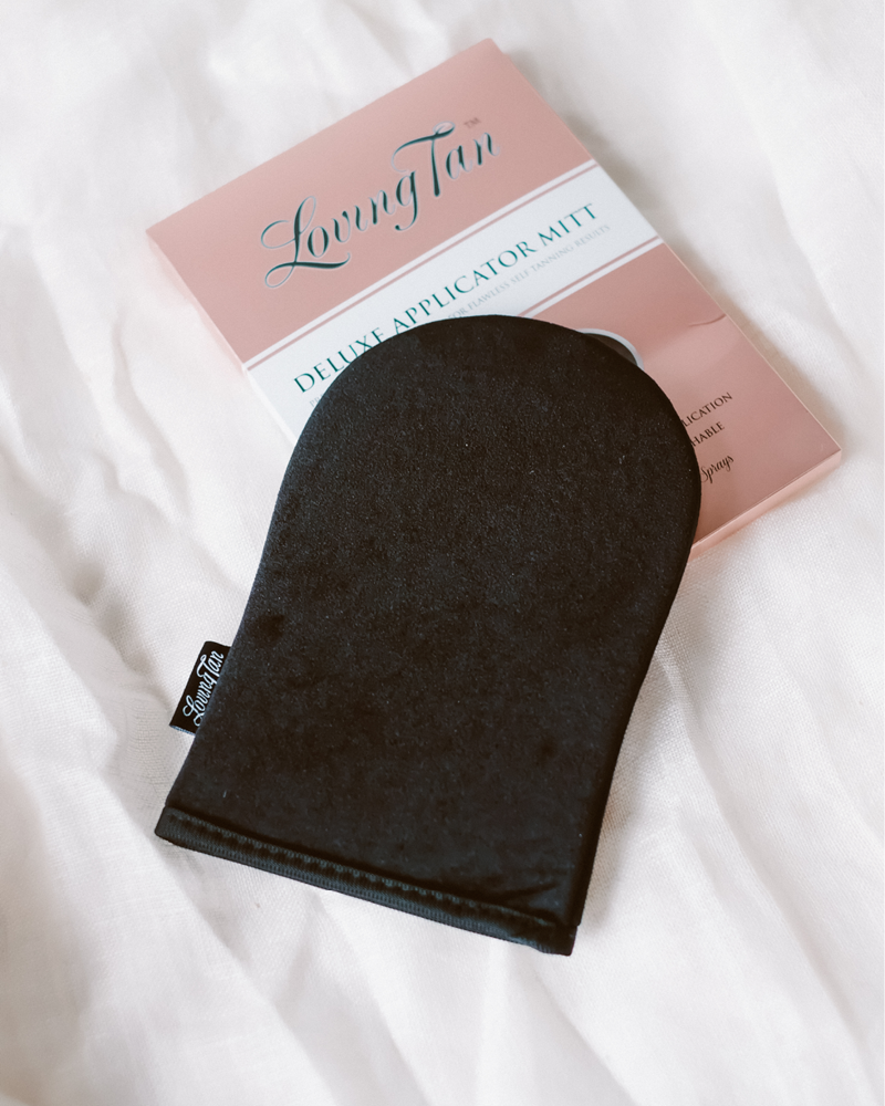 DELUXE SELF TANNING MITT - BLACK-TANNING-LOVING TAN-O/S-Billini
